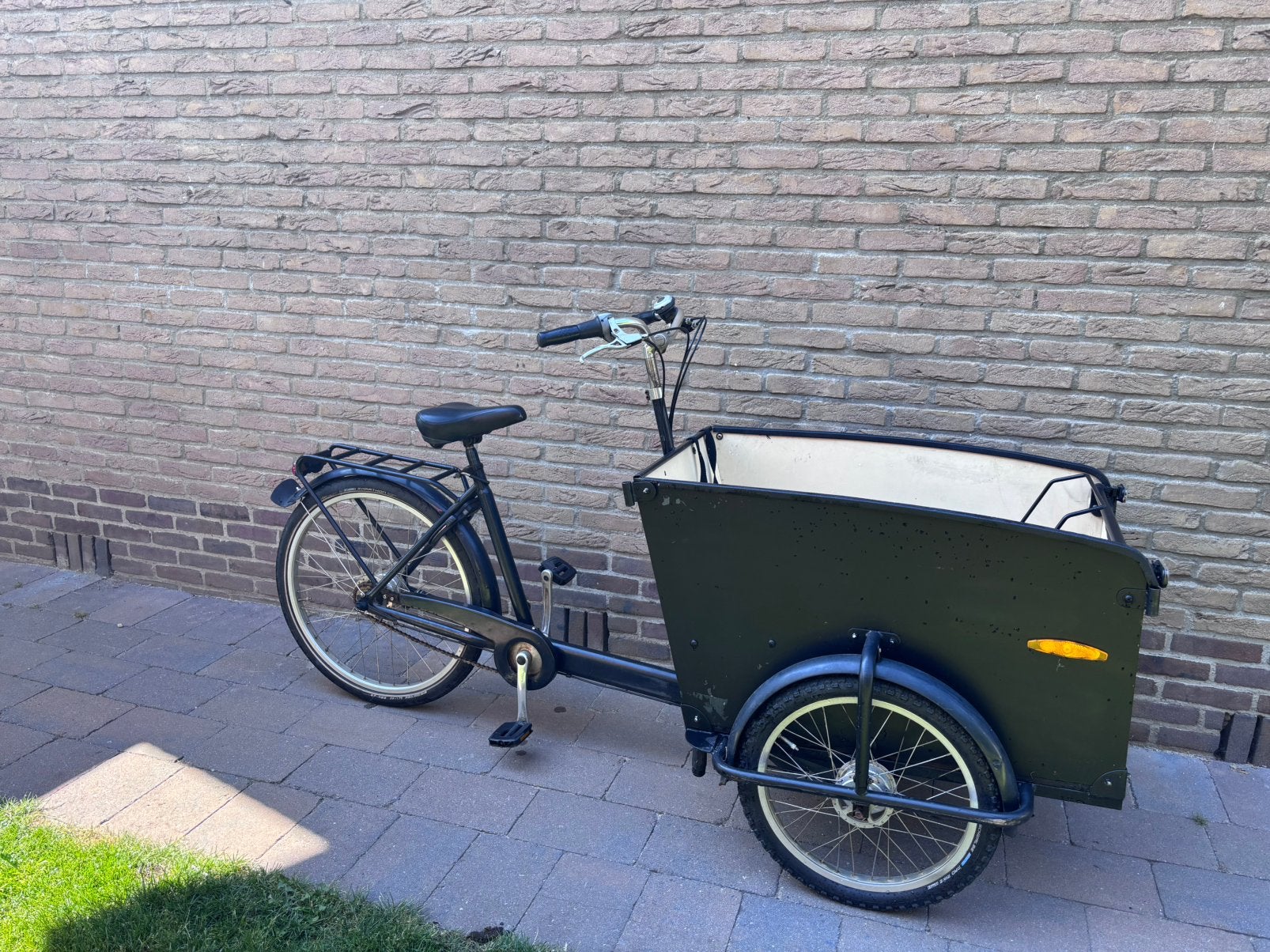 Gebruikte nette bakfiets, Ophalen, Gebruikt, Schijfrem, Overige merken