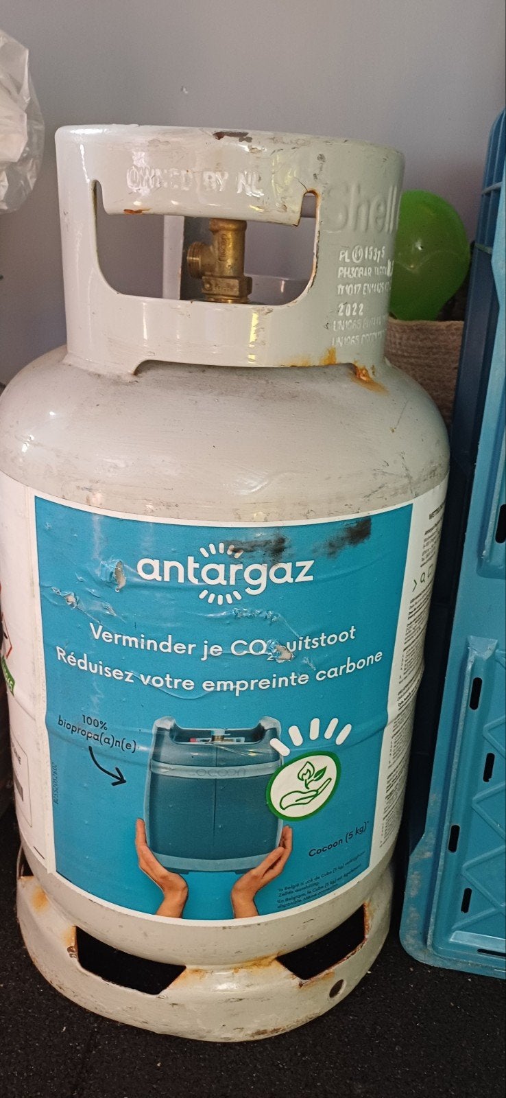 Grote Antargaz gasfles (vol), Ophalen of Verzenden