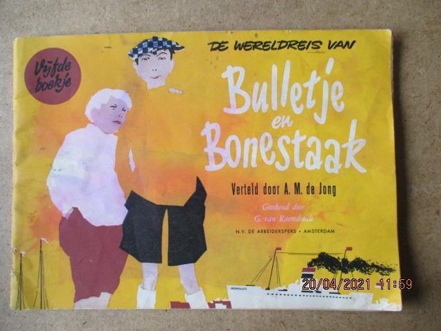 adv1574 de wereldreis van bulletje en bonestaak, Eén stripboek, Ophalen, Gelezen