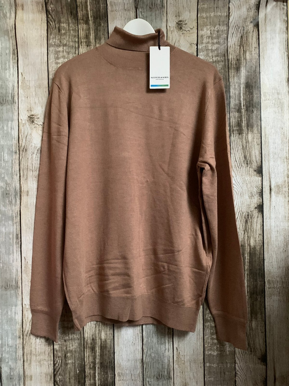 Scotch & Soda super gave bruine koltrui (Maat L) NIEUW!!, Kleding | Heren, Maat 52/54 (L), Bruin, Verzenden, Nieuw