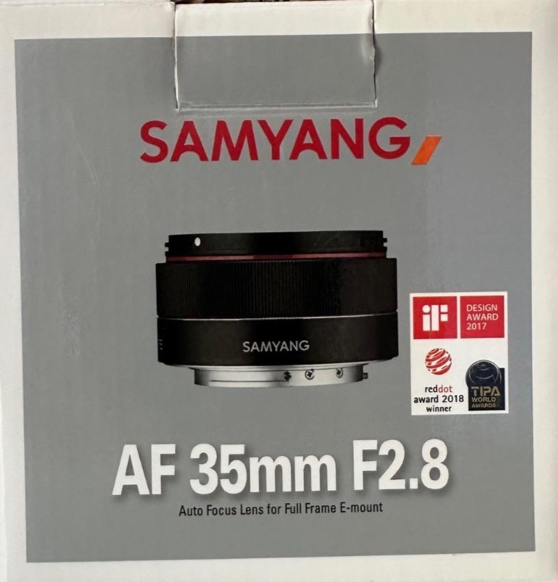 Samyang 35mm f/2.8 AF FE (Sony E Full Frame), Ophalen of Verzenden, Zo goed als nieuw, Groothoeklens