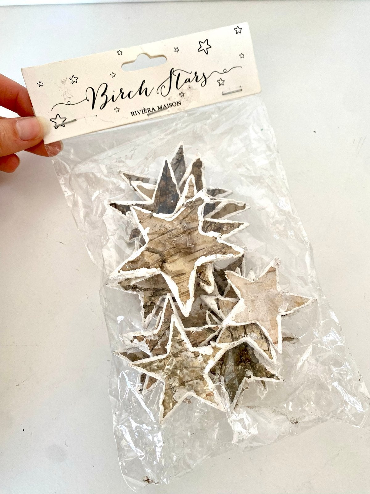 Riviera Maison Birch Stars - Decoratieve Sterren, Hout, Nieuw, Ophalen of Verzenden, Landelijk