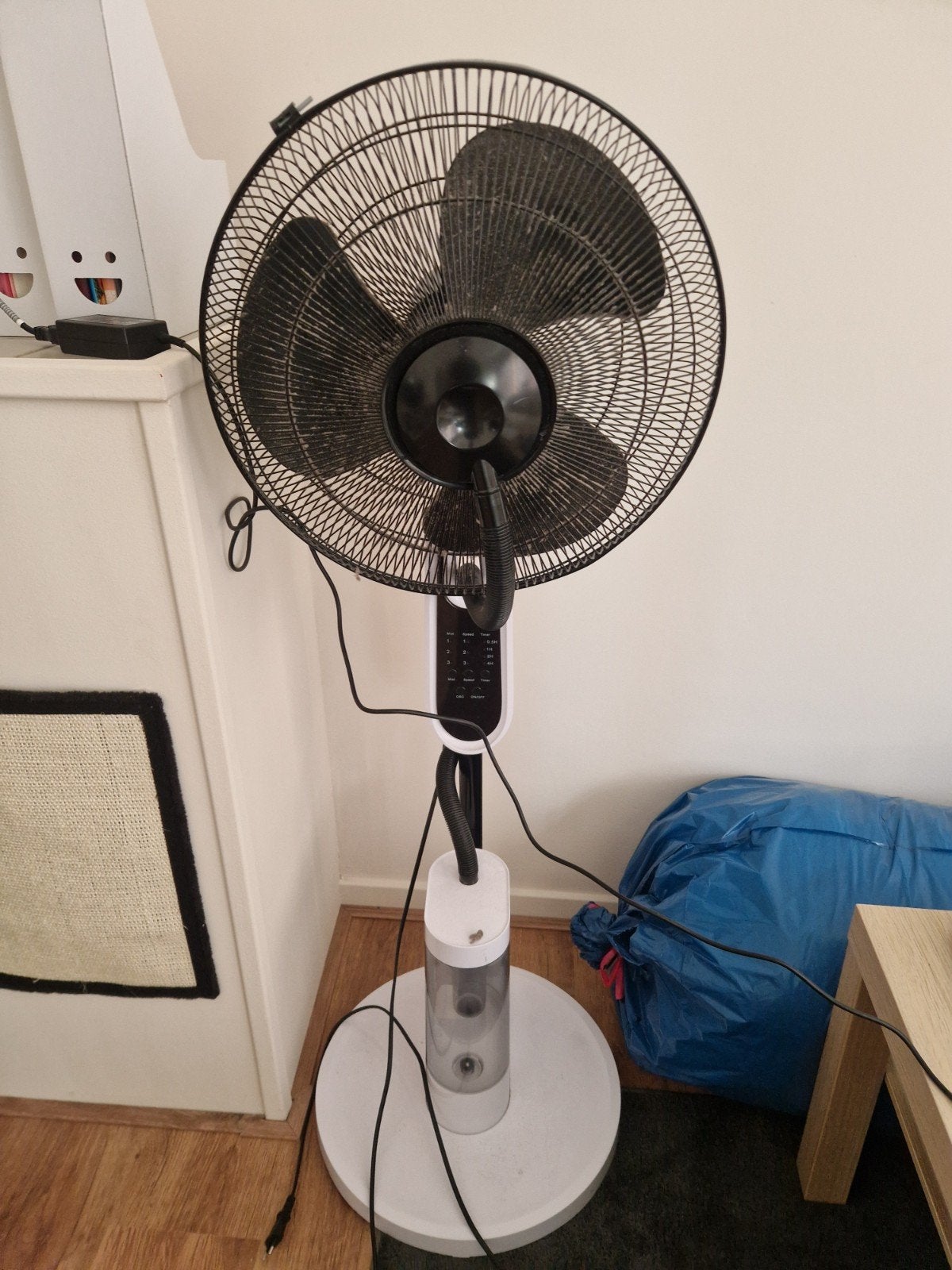 Krachtige ventilator - Koelt enorm goed! Wegens verhuizing, Witgoed en Apparatuur, Ventilatoren, Ophalen, Gebruikt, Statiefventilator