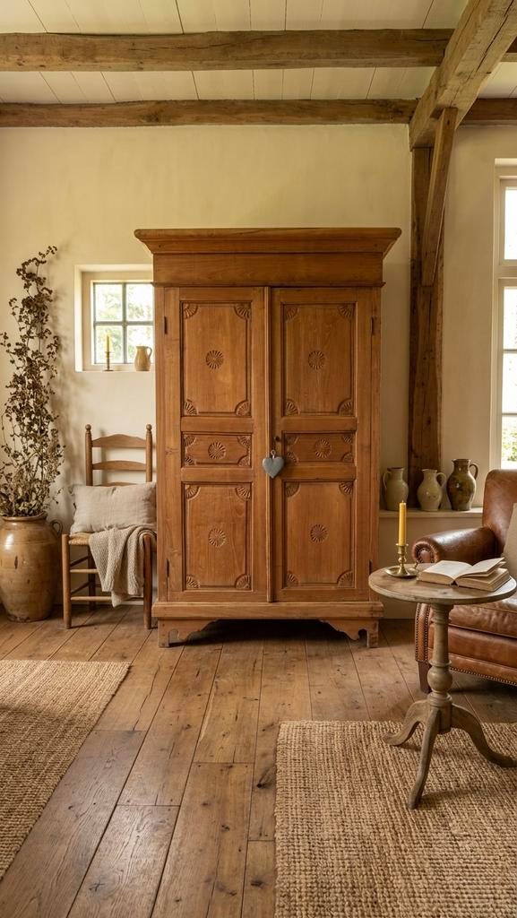 Uniek teak houten kast Broodkast  (gratis thuisbezorgd), Nieuw, Minder dan 100 cm, 25 tot 50 cm, 50 tot 100 cm