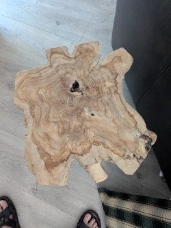 boomstamtafel, Huis en Inrichting, Ophalen, Nieuw, Minder dan 50 cm, Overige vormen