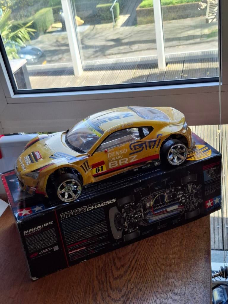 Tamiya TT-02 Subaru Fuji RTR Brushless Drift RC Auto, Gebruikt, Auto, Groter dan 1:32, Ophalen of Verzenden