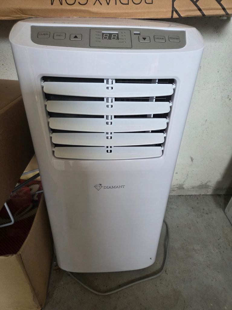 Nieuwe Diamant Mobiele Airco met Afvoerslang, Witgoed en Apparatuur, Airco's, Minder dan 60 m³, Nieuw, Ophalen of Verzenden, Energieklasse A of zuiniger