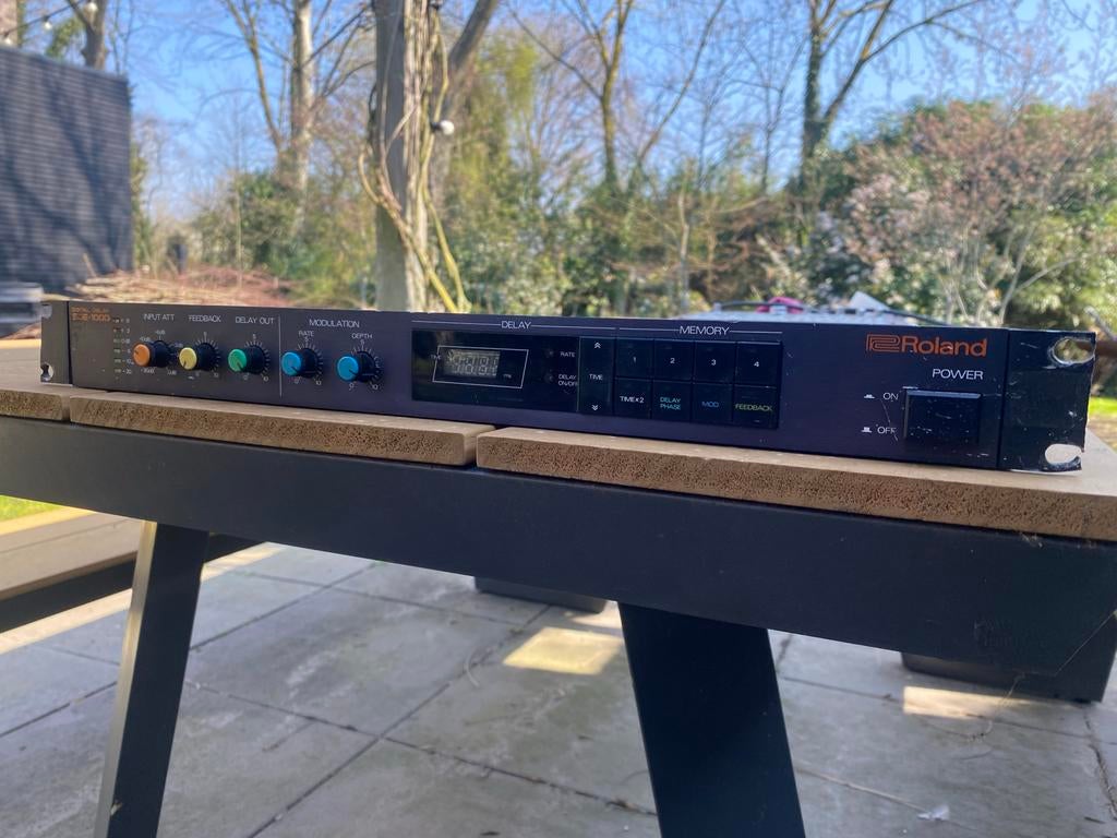 Roland SDE-1000 Digitale Delay Effectprocessor, Ophalen of Verzenden, Gebruikt, Delay of Echo