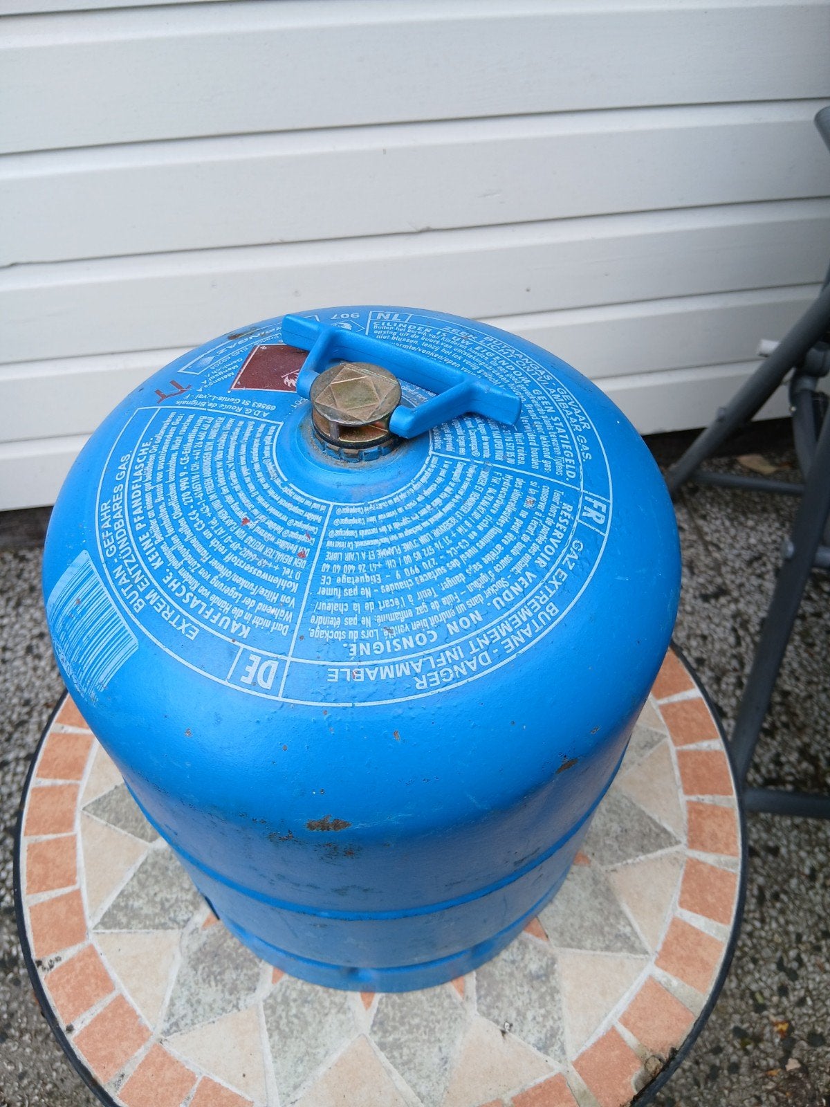 Te koop camping gasfles., Ophalen