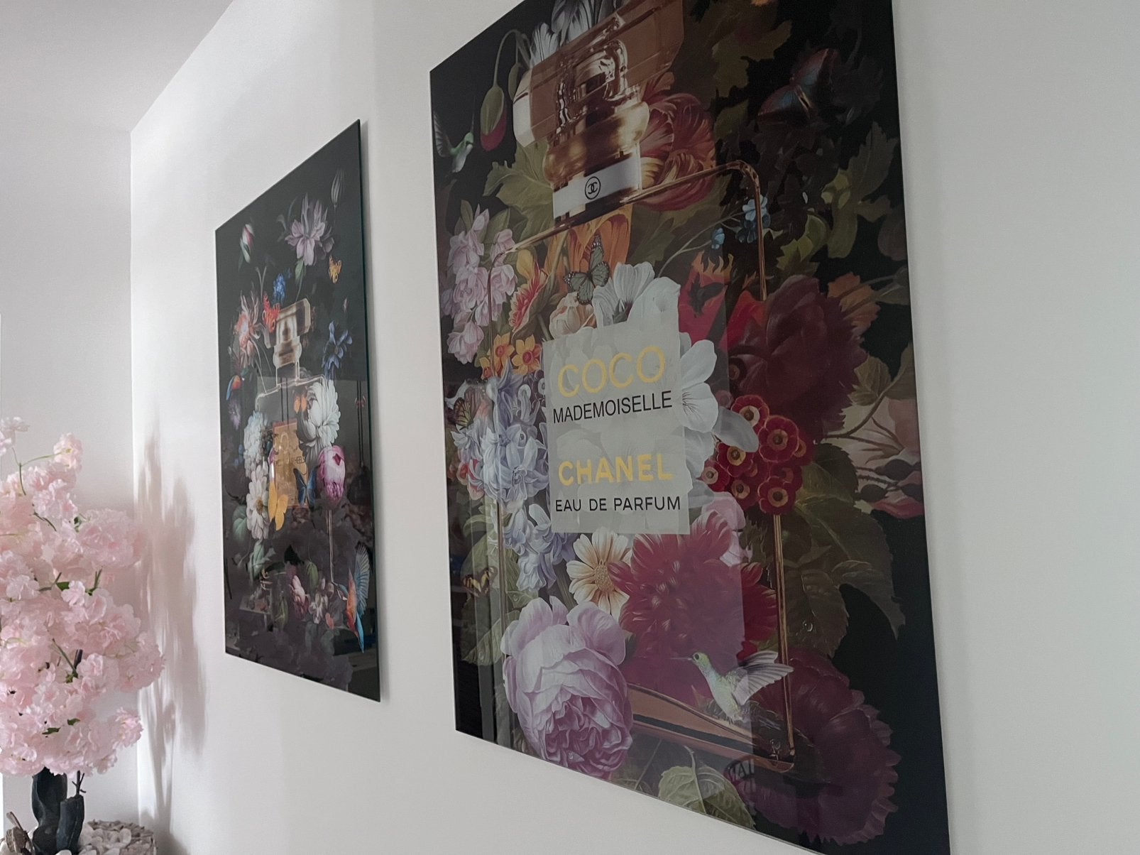 Schilderij glas parfum 60x80 cm 60x80 cm, Ophalen