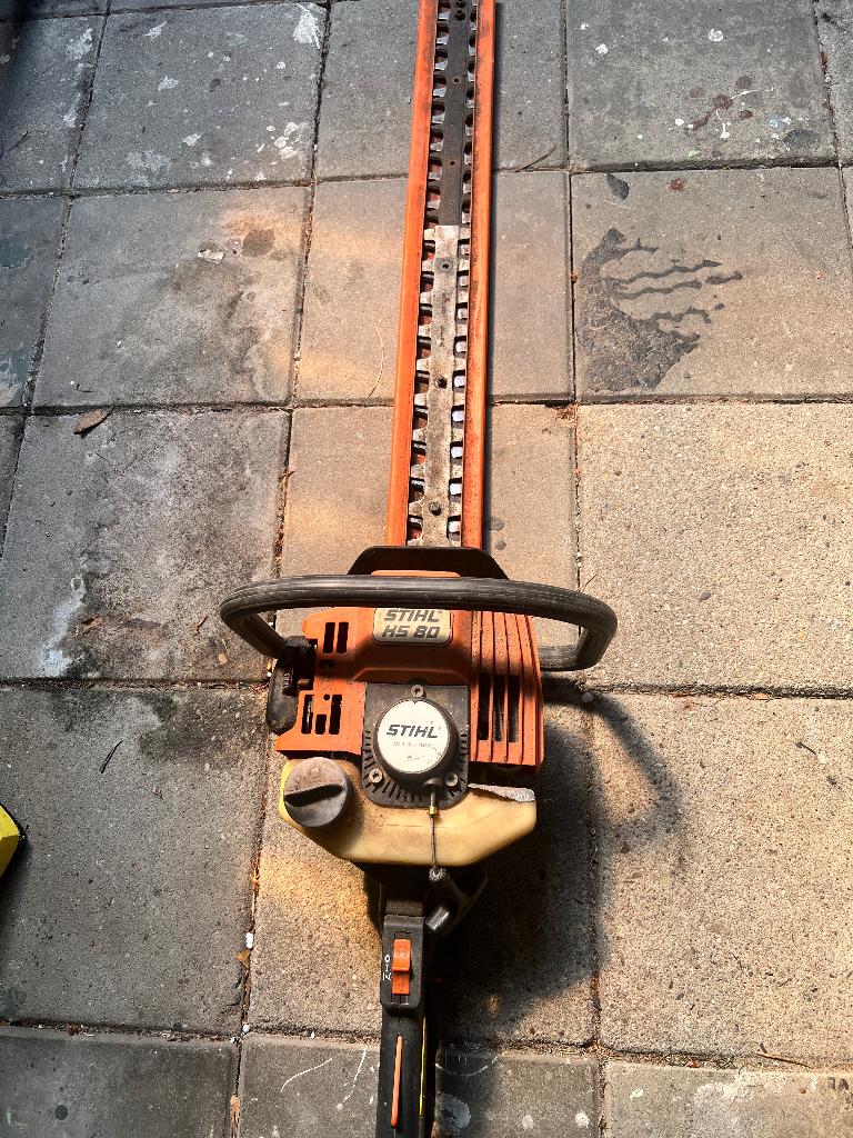Heggenschaar en bosmaaier, Ophalen, Gebruikt, Benzine, Stihl