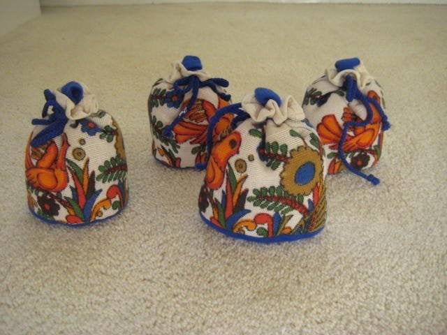Acapulco eierwarmers Villeroy&Boch zeldzaam 4 stuks ZGAN, Ophalen of Verzenden, Nieuw, Wit, Tafelkleed of Tafelzeil