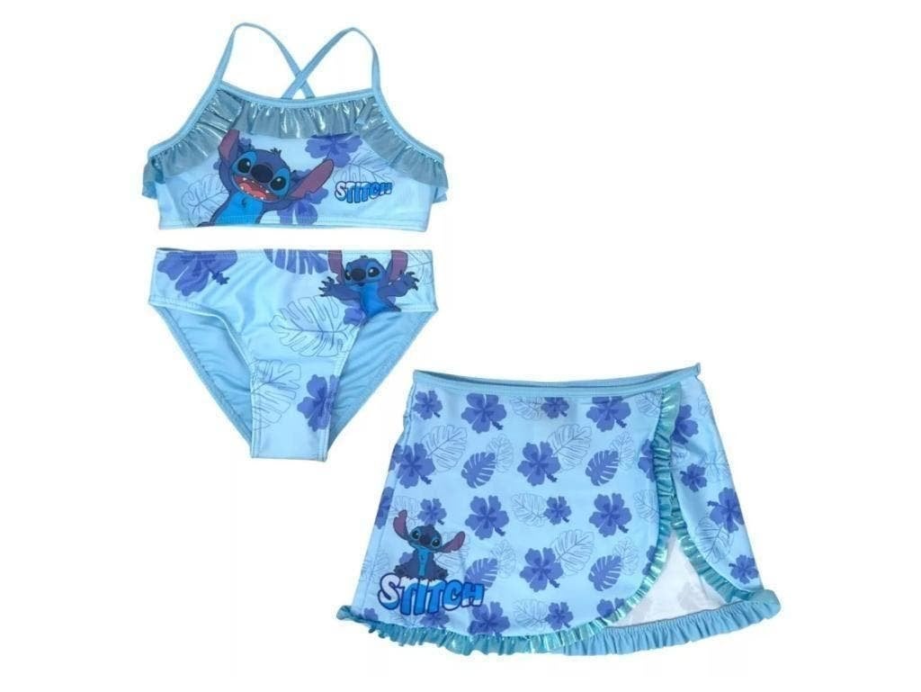 Stitch Bikini met Rokje - Maat 104/110 - 116/128 - 134/140, Maat 116, Meisje, Nieuw, Ophalen of Verzenden