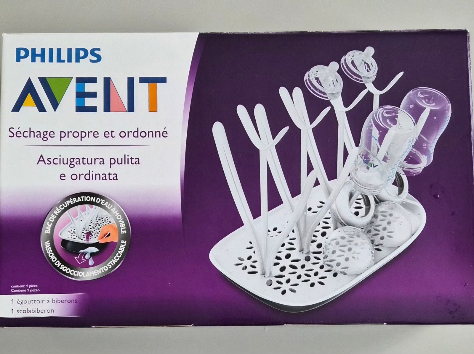 Philips AVENT droogrek voor flessen en accessoires SCF149/00, Ophalen of Verzenden, Zo goed als nieuw, Flessen- of potjesverwarmer