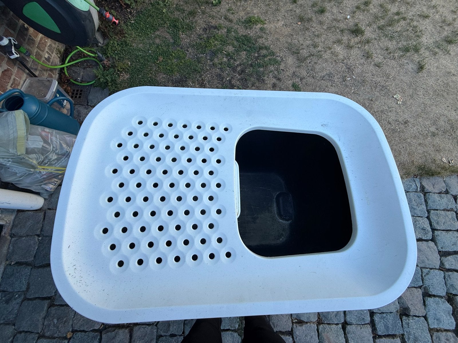 Grote kattenbak die niet lekt zgan plus zak  grit, Dieren en Toebehoren, Ophalen of Verzenden, Zo goed als nieuw