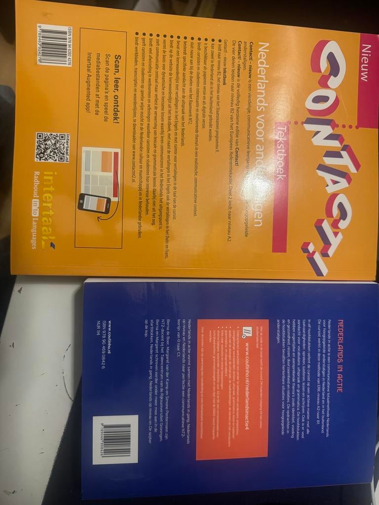 Nederlands voor anderstaligen: Nieuw Contact! & Nederlands i, Boeken, Ophalen of Verzenden, Zo goed als nieuw, Non-fictie