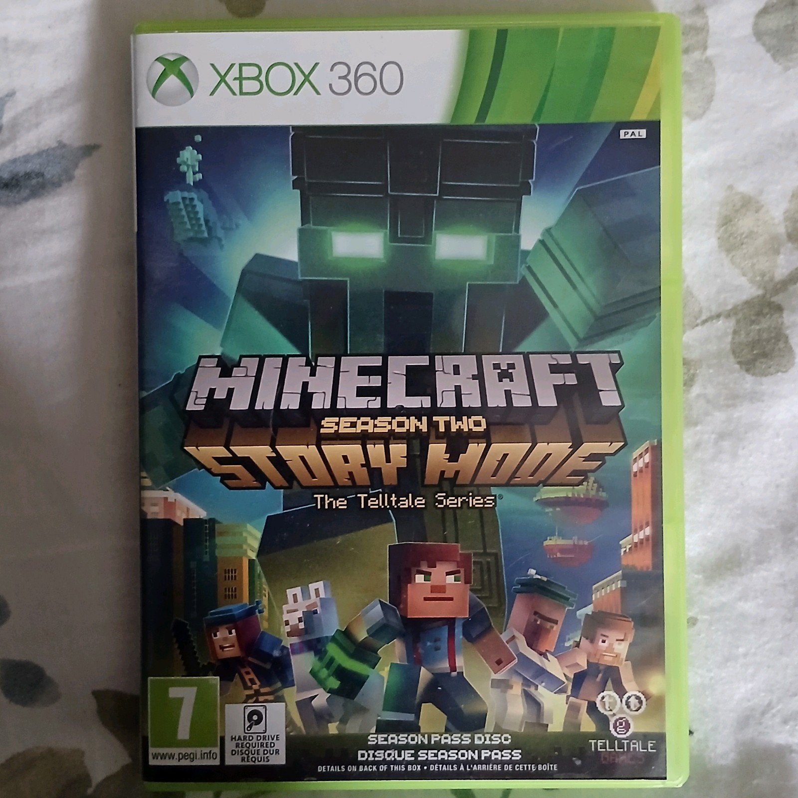 Minecraft Story Mode Season 2 Xbox 360, Gebruikt, 1 speler, Vanaf 7 jaar, Ophalen