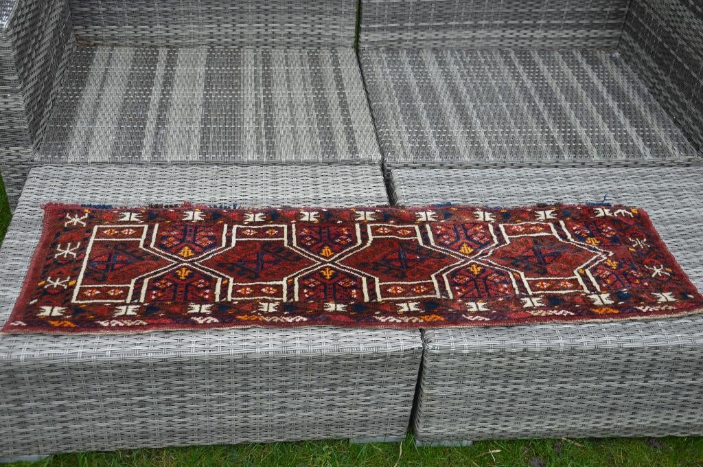antieke Perzische loper voor op een kast donkerrood 140/ 41c, Gebruikt, 100 tot 150 cm, Perzische stijl, Rechthoekig