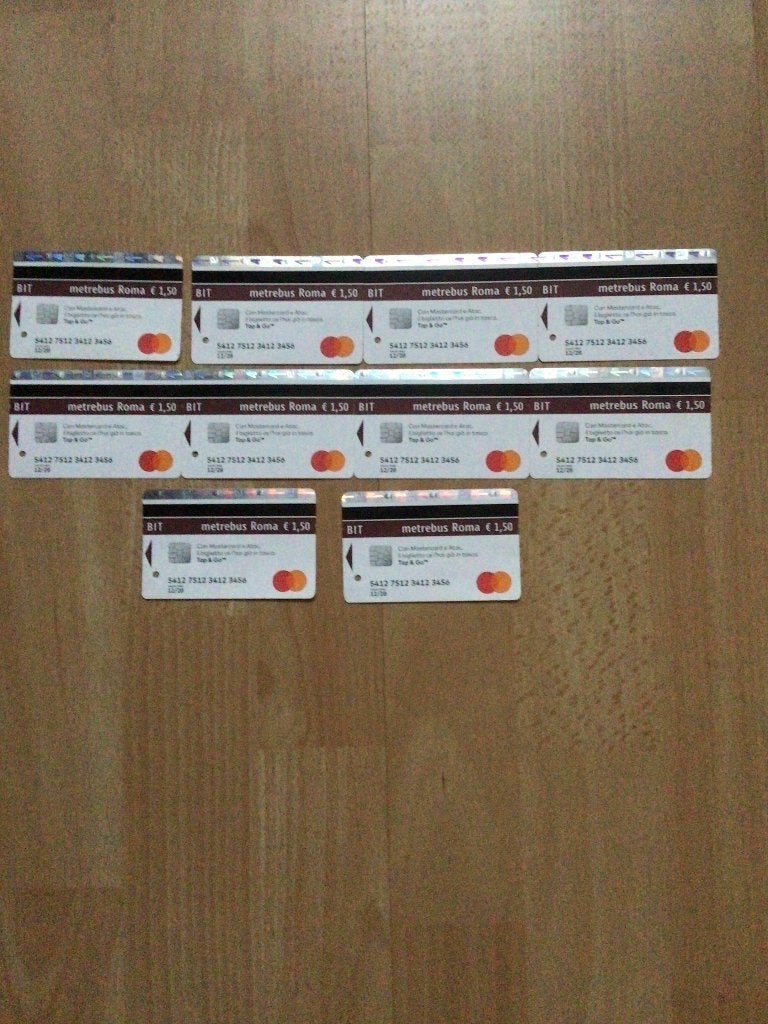 OV tickets Rome, Eén persoon, Bus, Metro of Tram, Buitenland, Algemeen kaartje