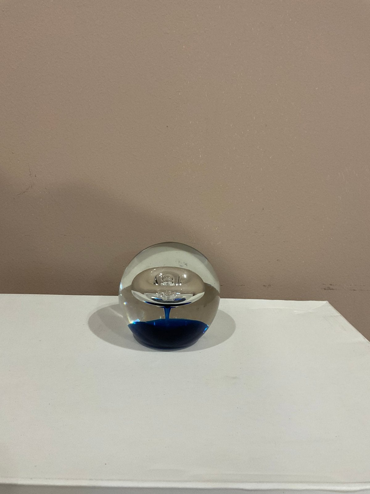 Presse papier leerdam bol glas, Ophalen of Verzenden