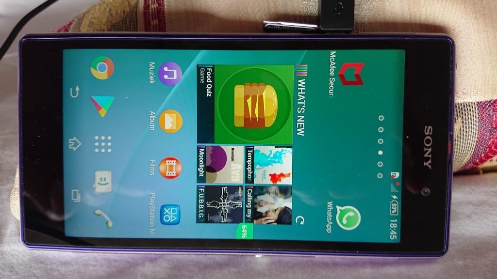 Unique Paarse Sony Xperia Z2 als nieuw, Overige modellen, Paars, Ophalen of Verzenden, Zo goed als nieuw