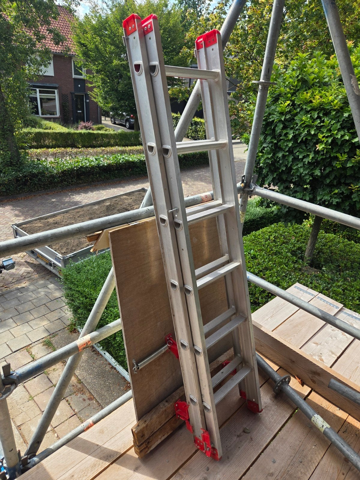 Altrex Opvouwbare Zoldertrap / Vlizotrap - Tweelaags, Ophalen, Gebruikt, Opvouwbaar of Inschuifbaar, 2 tot 4 meter