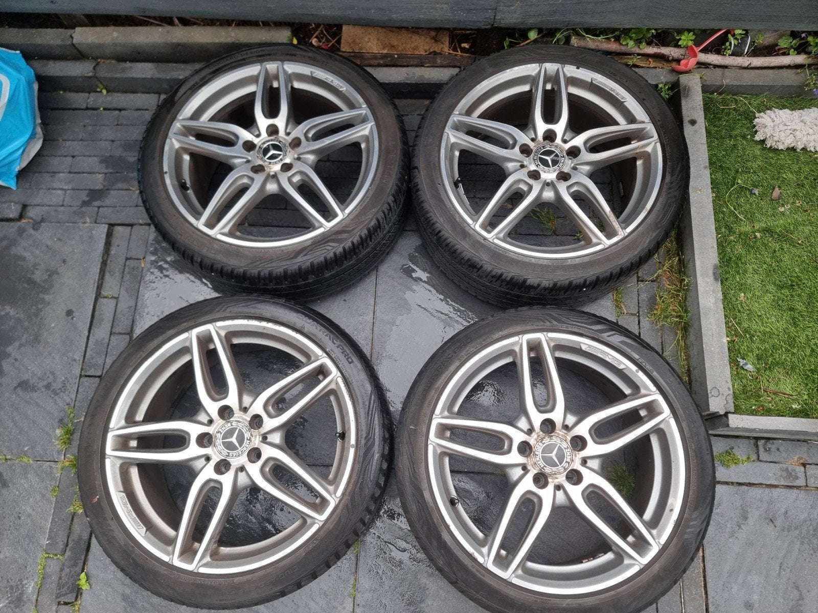 Origineel Mercedes AMG velgen 18 inch, Ophalen, 18 inch, Velg(en), Zomerbanden