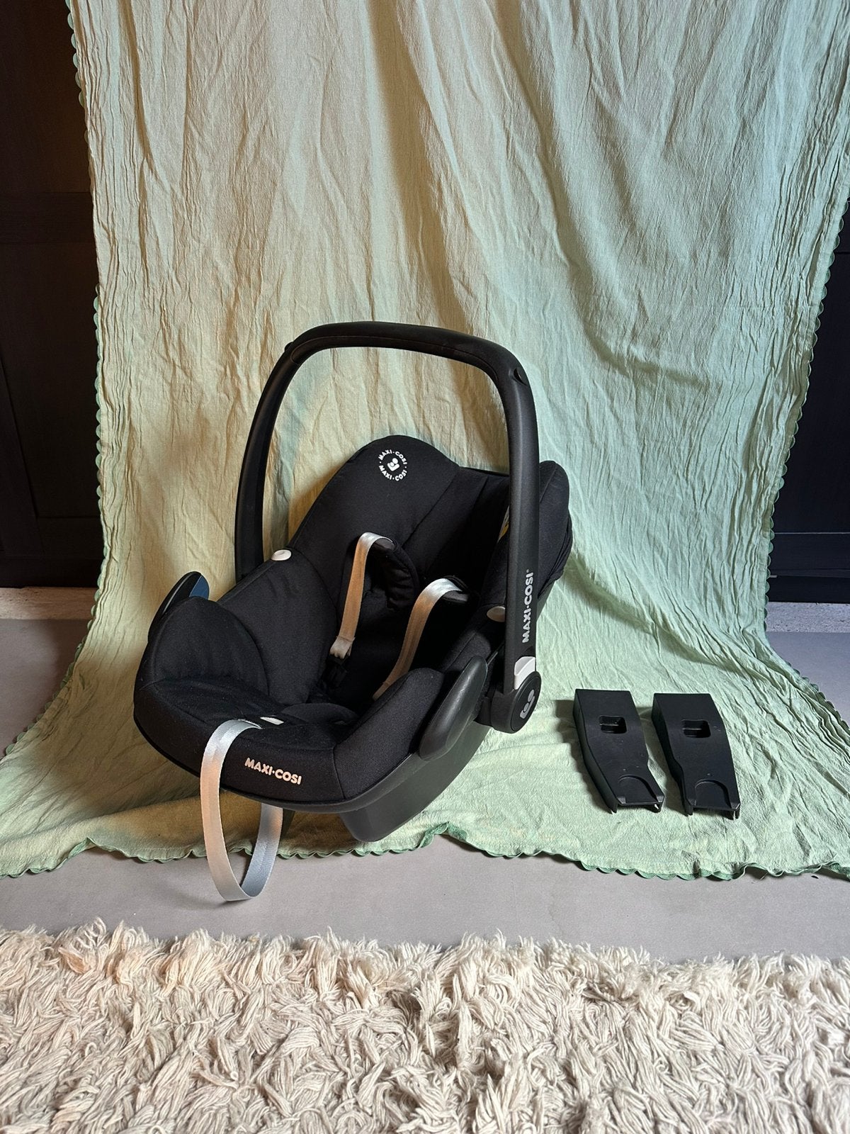 Maxi-Cosi Pebble Pro i-Size autostoel incl. FamilyFix2 base, Ophalen, Zo goed als nieuw, Isofix, 0 t/m 13 kg