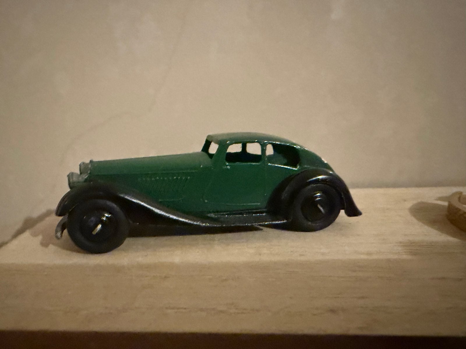 Vintage Dinky Toys 36 Rover - Groen Modelauto, Cc, Gebruikt, Dinky Toys, Ophalen of Verzenden