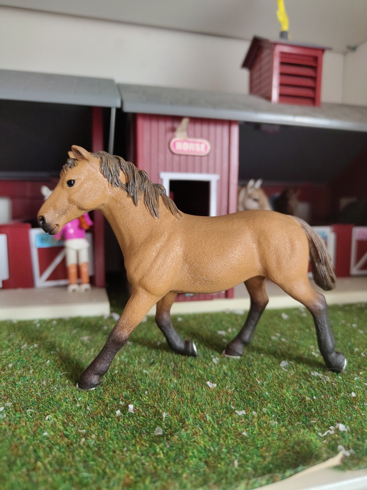 Schleich paard speelfiguur - Bruin paard, Ophalen of Verzenden, Zo goed als nieuw