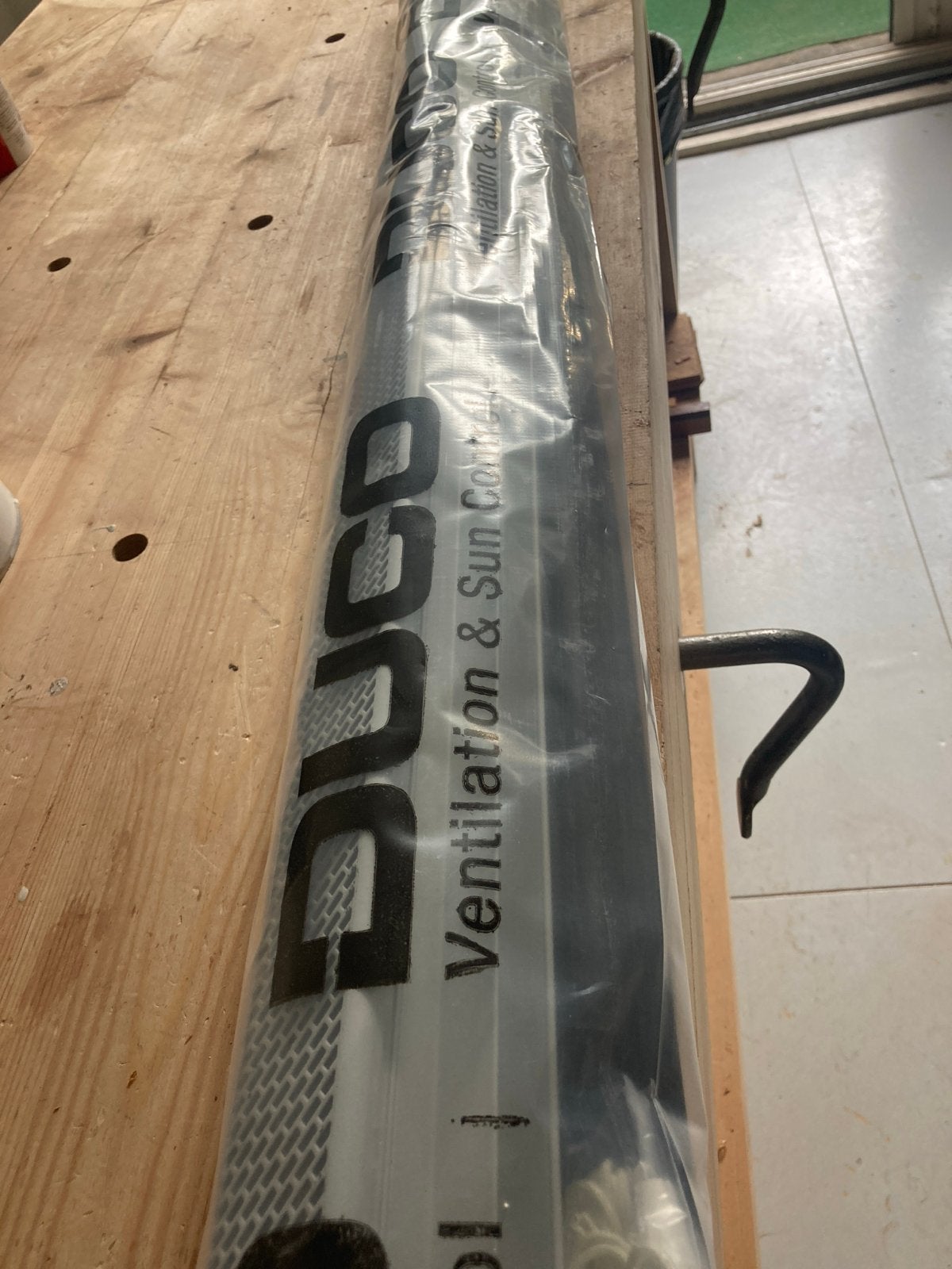 Duco ventilatierooster aluminium 1034mm dubbelglas, Ophalen, 80 tot 120 cm, Overige typen, Nieuw