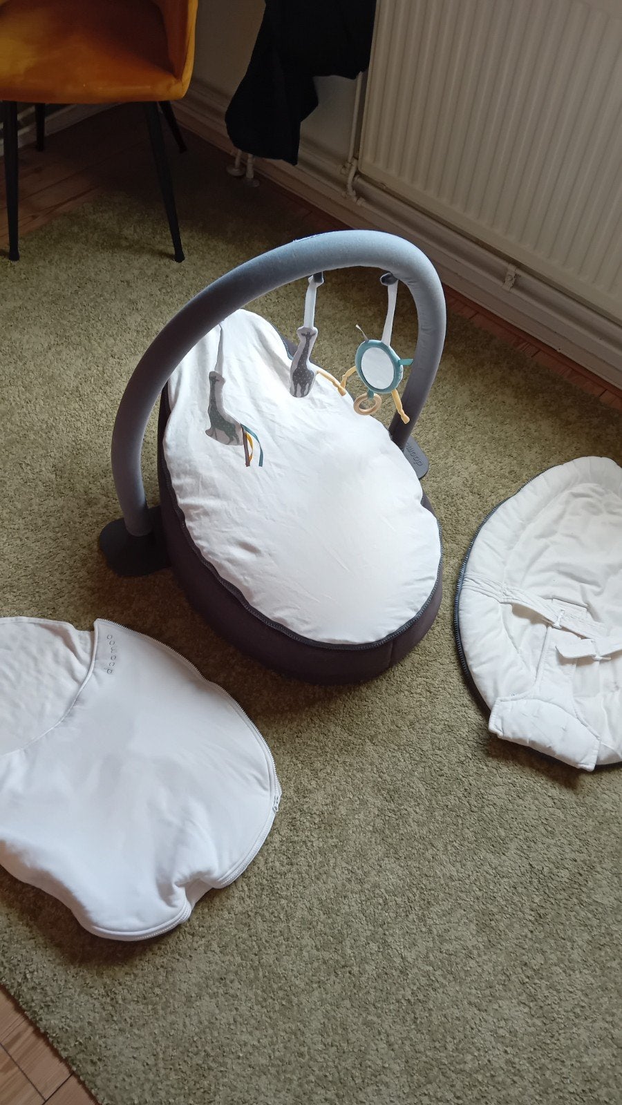 Complete Doomoo Baby Zitzak met Speelboog, Ophalen, Zo goed als nieuw