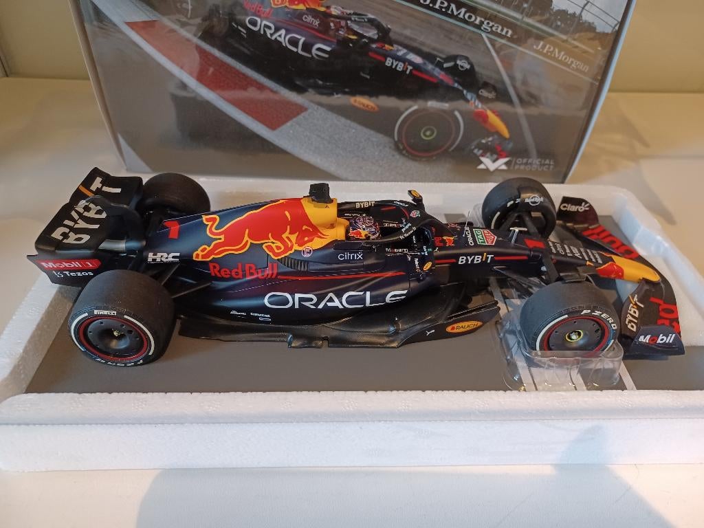 Minichamps 1 18 Max verstappen formule 1, Hobby en Vrije tijd, Modelauto's | 1:18, Ophalen of Verzenden, Zo goed als nieuw, Auto