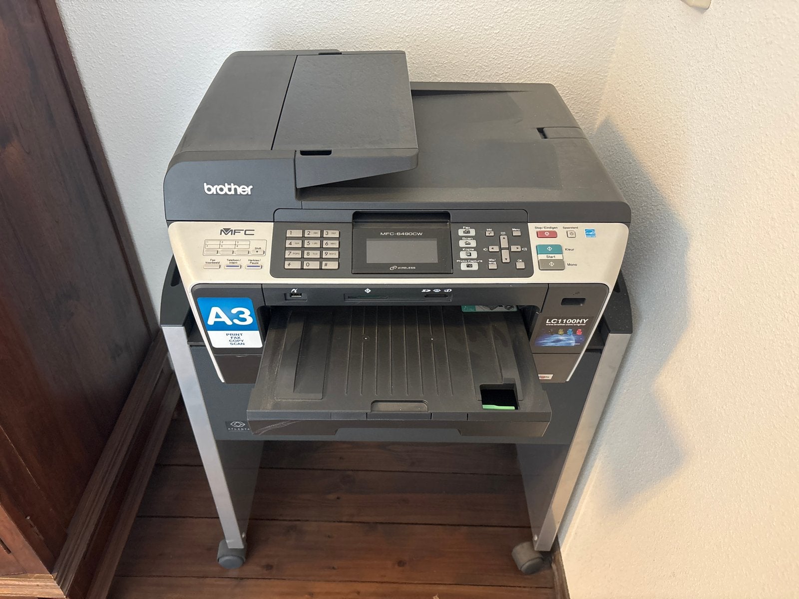 Brother MFC-6490CW All-in-one A3 Printer/Scanner/Copier, Computers en Software, Printers, Ophalen, Gebruikt, Faxen, Inkjetprinter