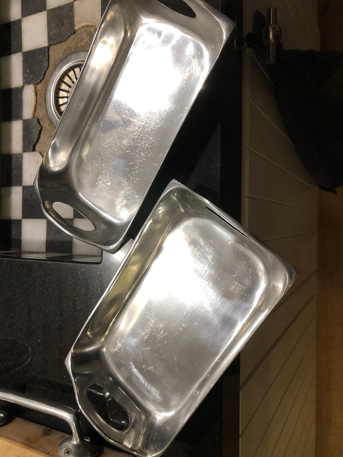 2 kleine chroom schaaltjes, Ophalen of Verzenden, Rond, Overige materialen