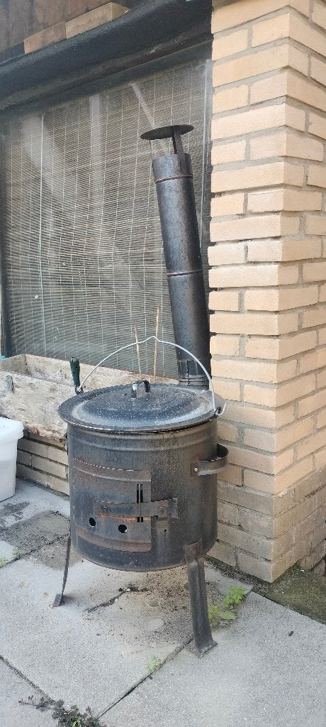 Buiten keuken Hongaarse pot
