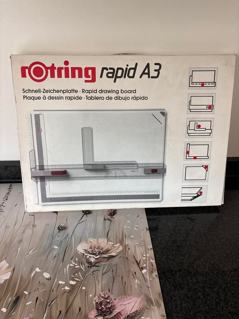 Rotring Rapid A3 tekentafel, Doe-het-zelf en Verbouw, Tekentafels, Ophalen, Gebruikt, Minder dan 130 cm