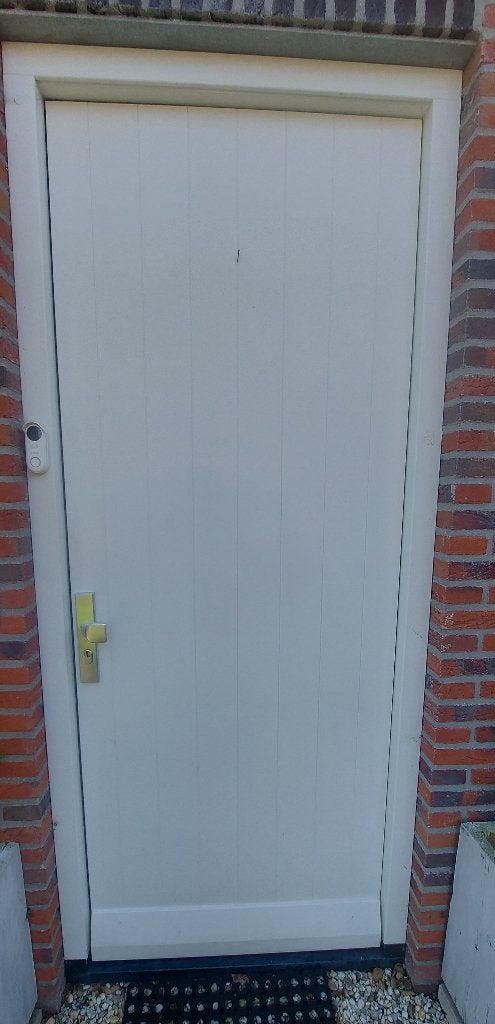 Voordeur, Doe-het-zelf en Verbouw, Ophalen, Gebruikt, 80 tot 100 cm, 215 cm of meer