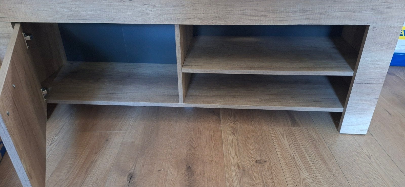 Leenbakker TV-meubel Lidia Eikenkleur, Ophalen, Gebruikt, 100 tot 150 cm, Minder dan 100 cm