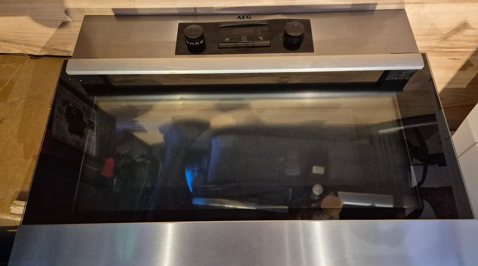 AEG inbouw oven, Ophalen