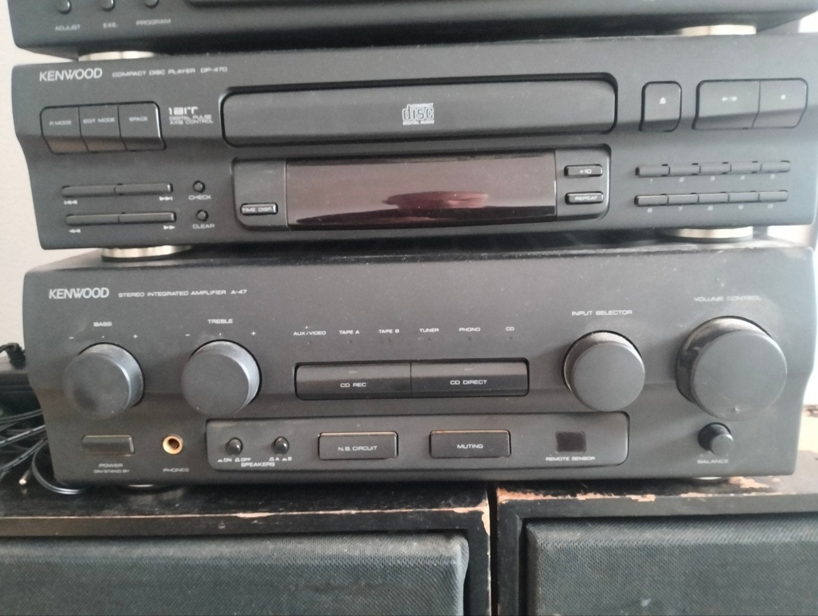 Kenwood Stereo Set: Versterker, CD, Cassette, Tuner&Speaker, Audio, Tv en Foto, Ophalen of Verzenden, Gebruikt, Cassettedeck, Losse componenten