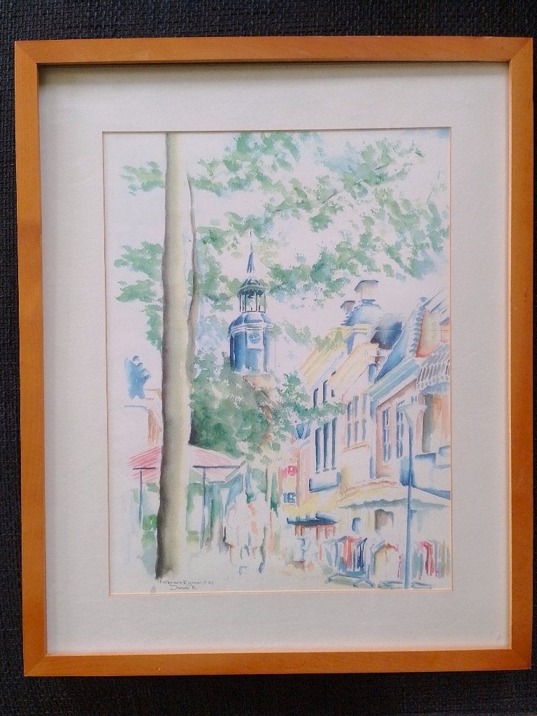 aquarel, Ophalen