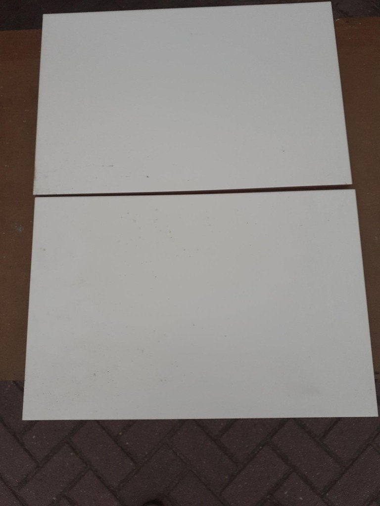2 wandtegels 45x30 creme /gebroken wit, Ophalen, 40 tot 60 cm, Nieuw, Minder dan 5 m²