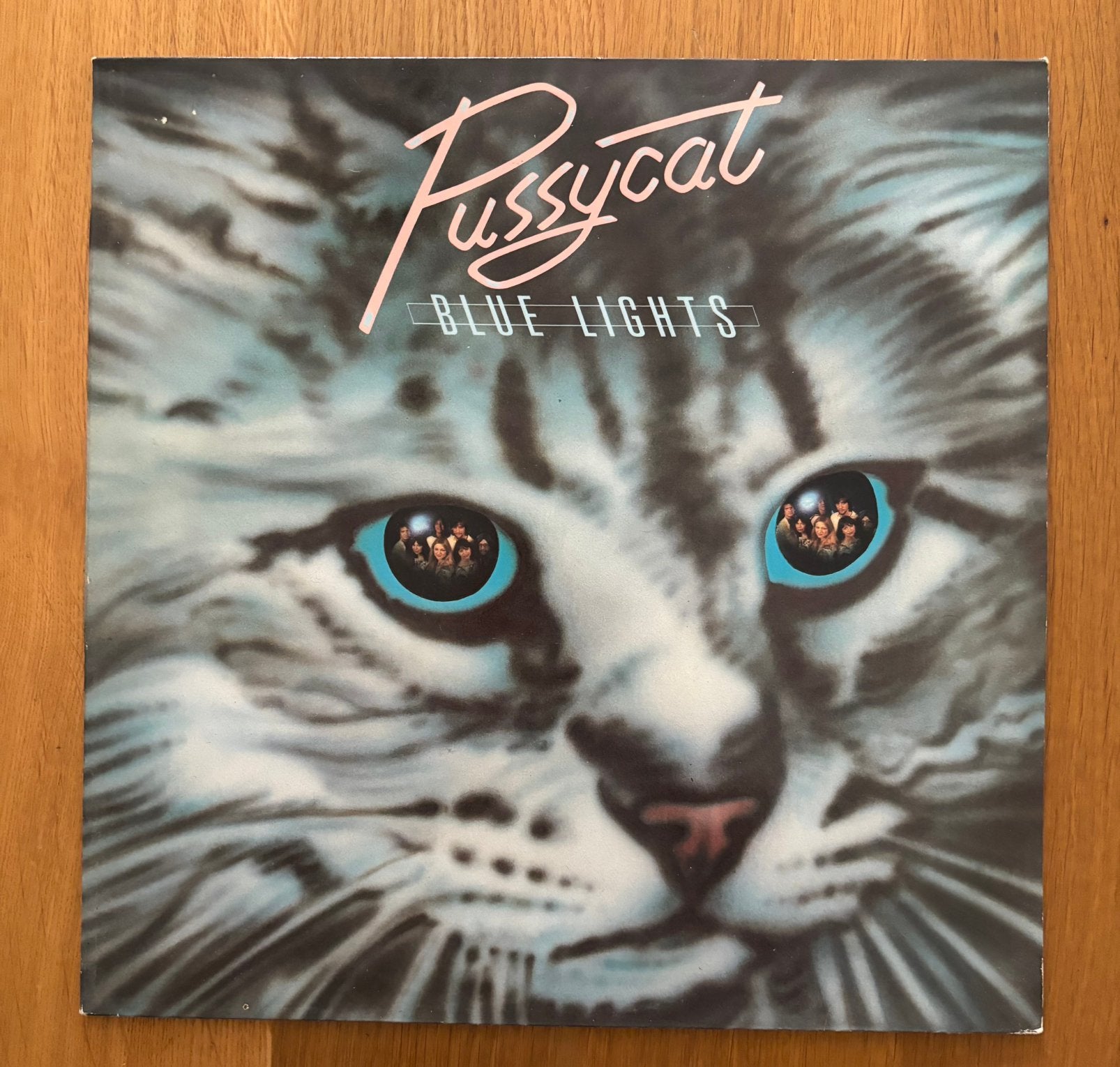 Pussycat blue lights lp vinyl, Ophalen of Verzenden, Gebruikt, LP