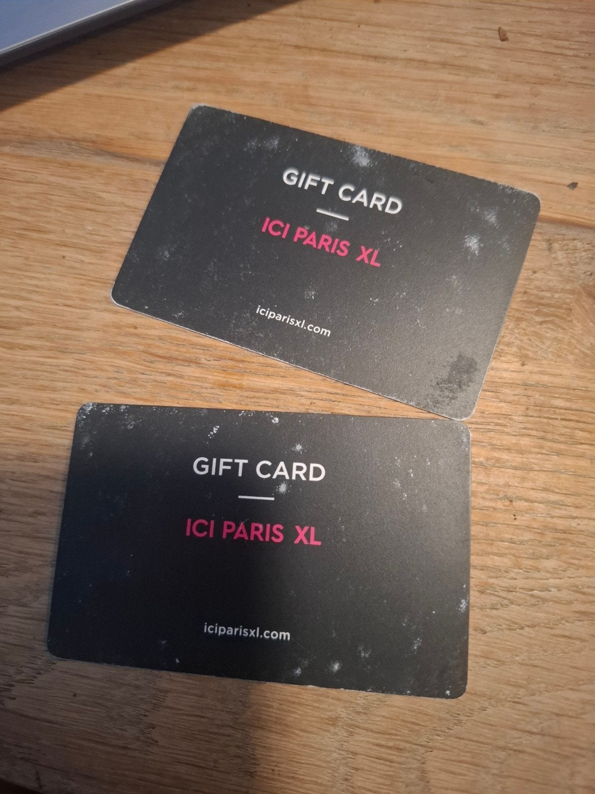ici paris giftcard, Eén persoon, Cadeaubon, Warenhuis- of Winkelbon