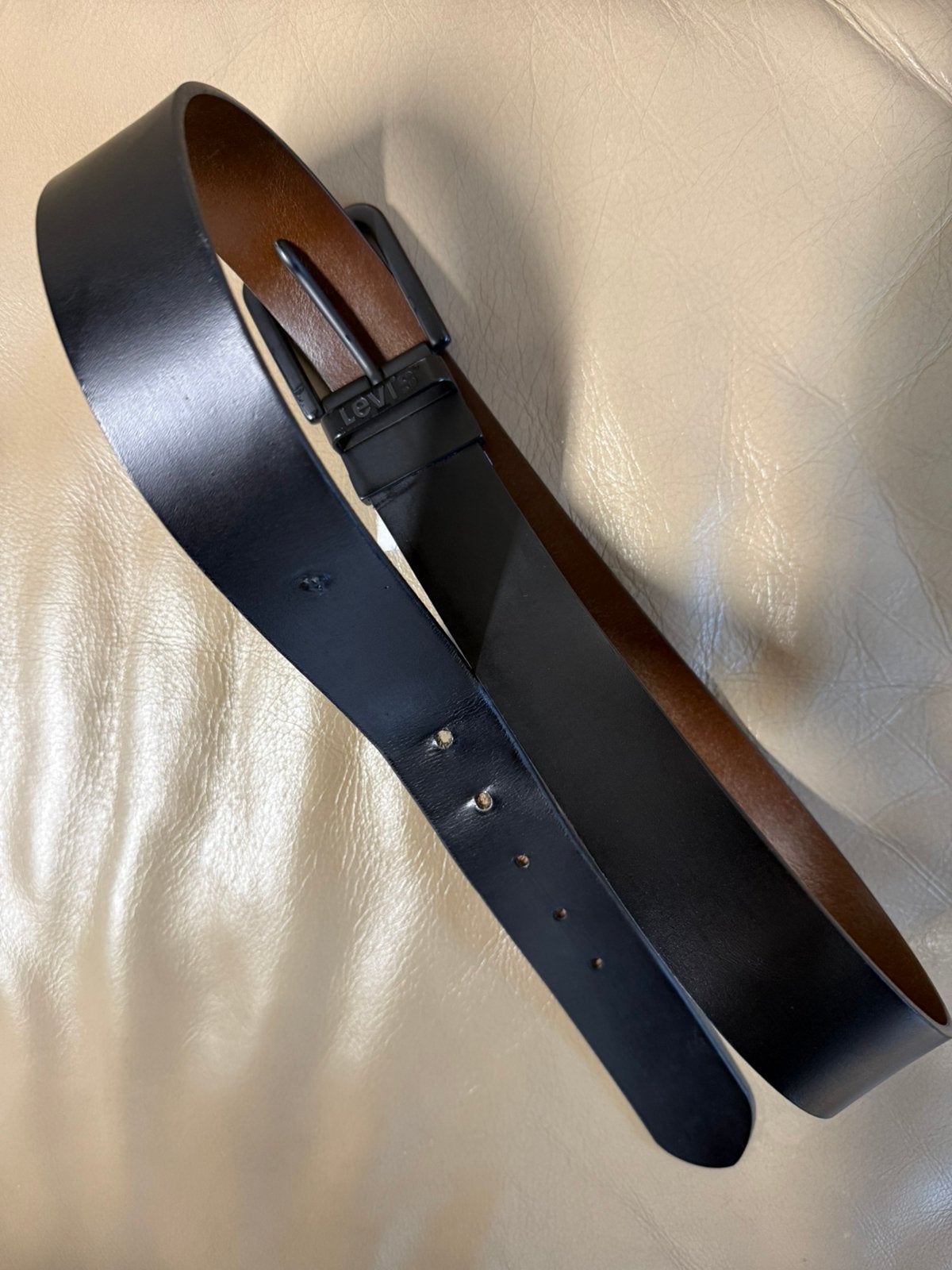 Levi’s Core Metal Reversible Belt, Kleding | Heren, Riemen en Ceinturen, 95 tot 105 cm, Verzenden, Zwart, Riem of Ceintuur