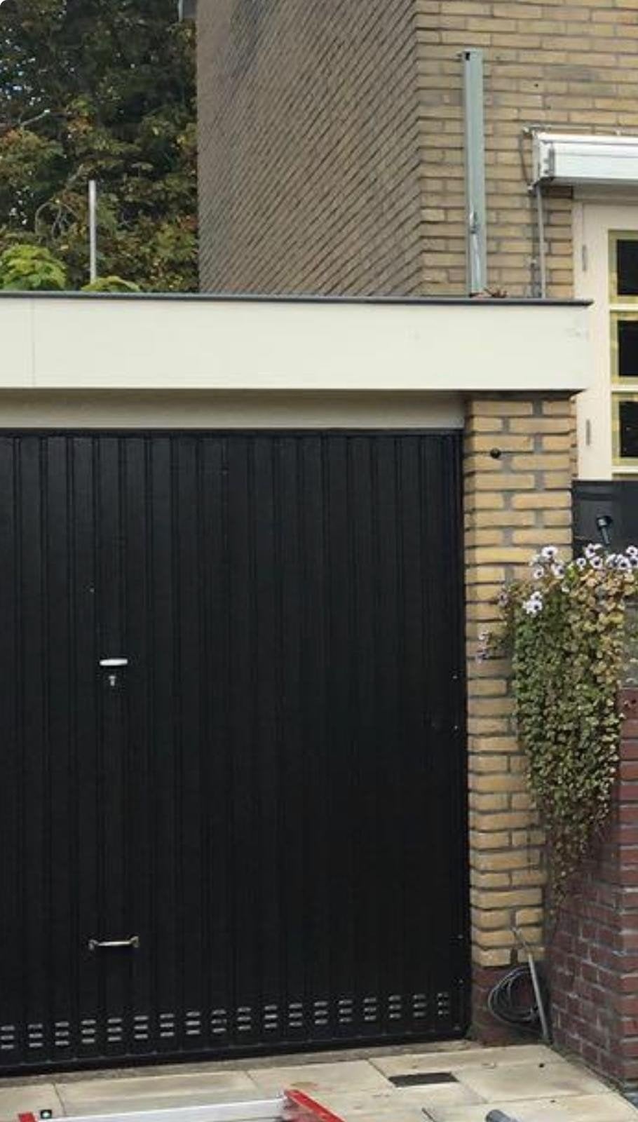 Gebruikte Garagedeur - Metaal, Goede Staat, Ophalen, Gebruikt, 120 cm of meer, Garagedeur