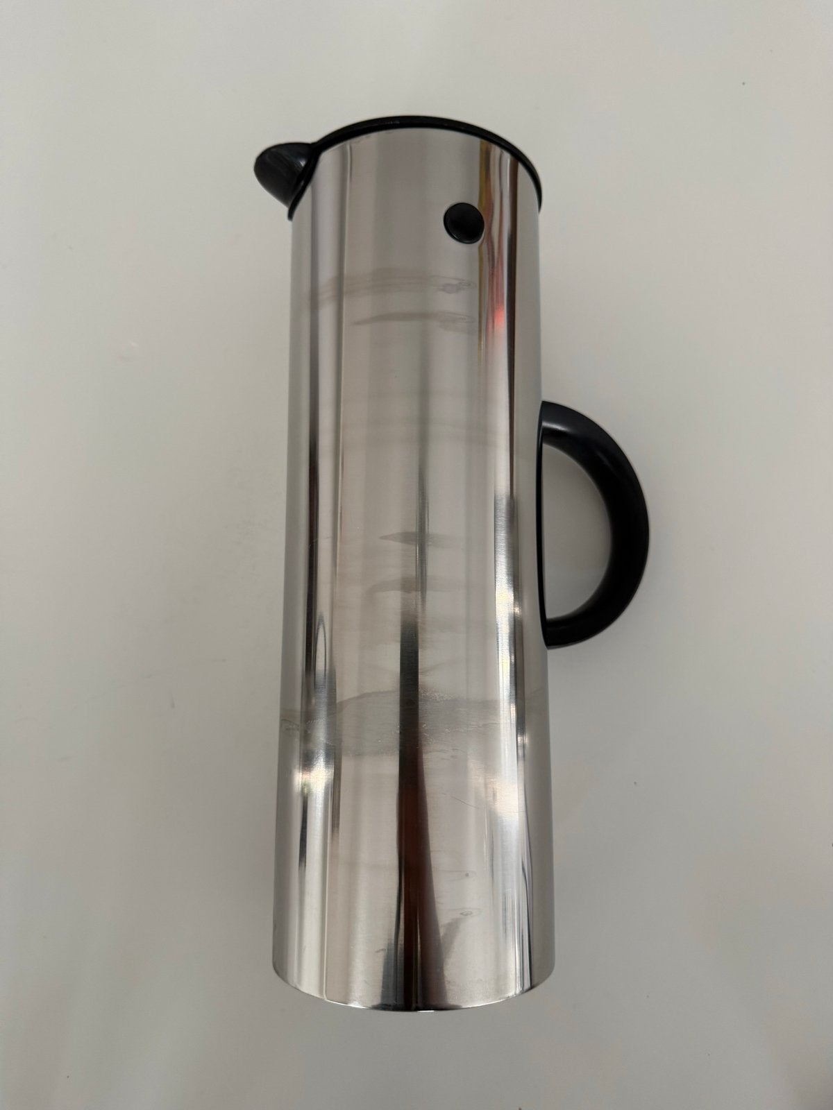Stelton thermoskan, RVS, 1 liter, Gebruikt, Zilver, Metaal, Overige merken