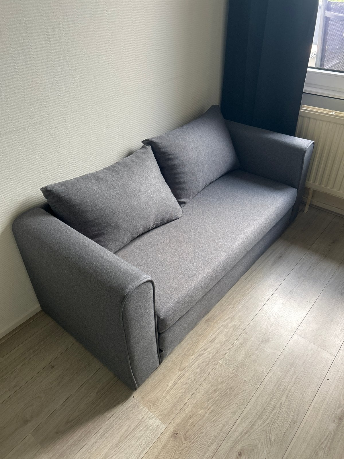 Zo goed als nieuwe slaapbank - Ideaal voor logeerkamer, Tweepersoons, Ophalen of Verzenden, Zo goed als nieuw, Overige maten