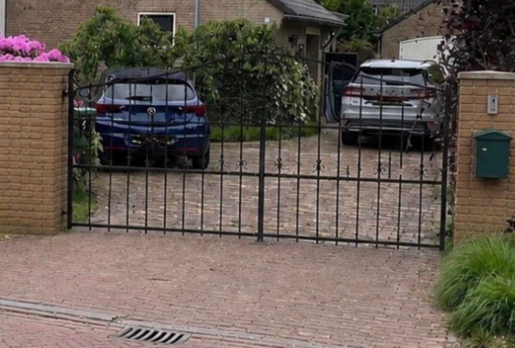 Poort, Ophalen, Gebruikt, IJzer, Tuinhek